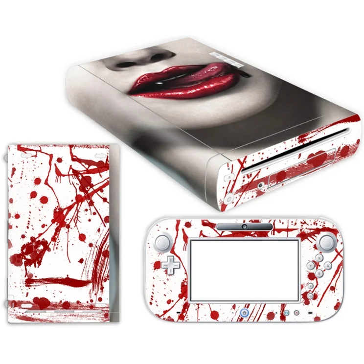 Замечательный и популярный дизайн серии Wrap стикер для WiiU защитная пленка - Цвет: 0374