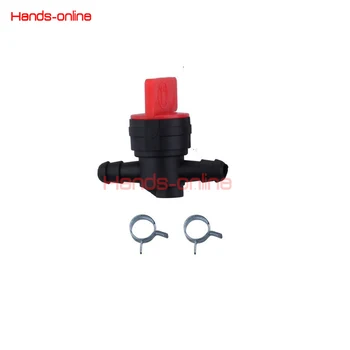 

1/4" CUT-OFF VALVE IN-LINE 494768 698183 Fuel Shut Off Valve with clamp for Briggs & Stratton Murray Toro Lawn Tractor