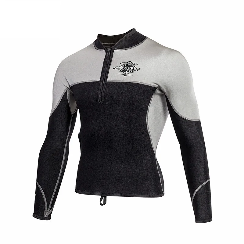 New design unisex fleece diving jacket mens snorkelling diving wetsuit