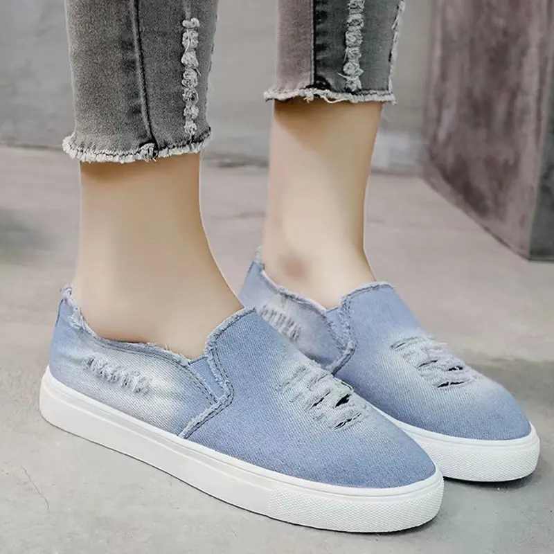new denim canvas shoes
