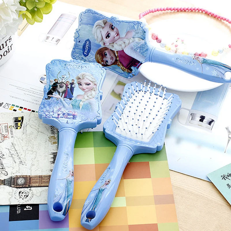 Disney Pretend Play Frozen Comb Princess Anna Elsa Anti-static Hair Care Brushes Baby Girls Dress Up Makeups Birthday Kids Gifts Disney Pretend Play Frozen Comb Princess Anna Elsa Anti-static Hair Care Brushes Baby Girls Dress Up Makeups Birthday Kids Gifts
