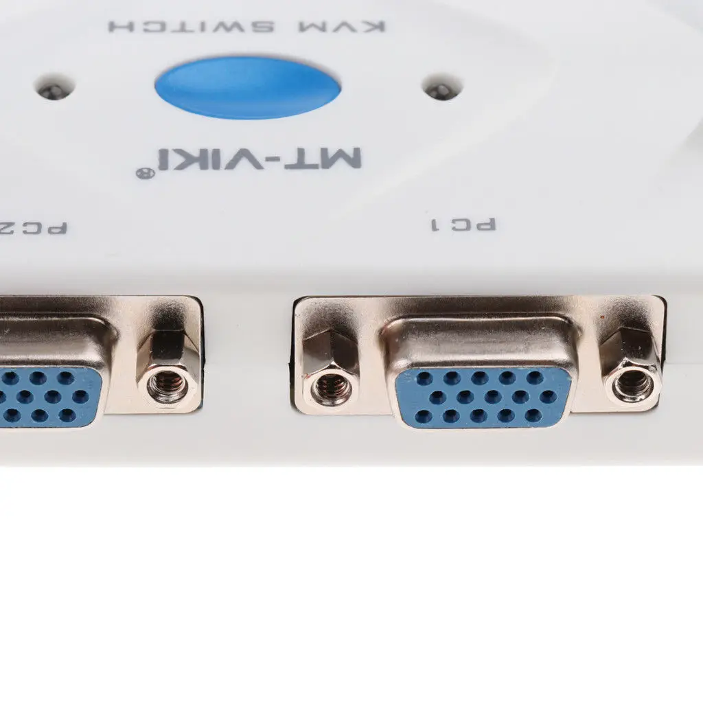 2 в 1 4 порта Usb 2,0 Kvm переключатель с кабелем для двойной клавиатуры монитора мыши 1920x1440 Surp порт Vga