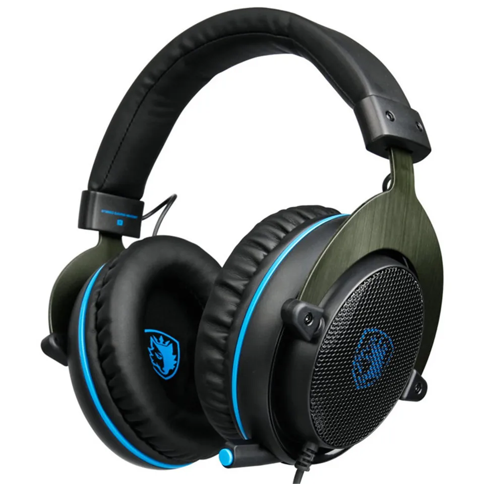 SADES R3 PS4 Gaming Headset Bass Surround Over Ear PC Game Headphones with Mic Soft Big Earmuffs for Ps4 Xbox one Laptop Phones (2)
