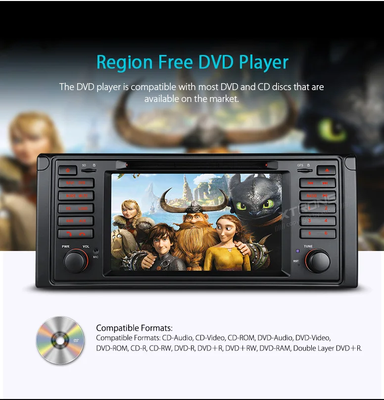 Excellent XTRONS 7" HD Car DVD Player 2 din Radio DAB+Canbus GPS Navigation For BMW 5 Series E39 M5 1999-2003 / 7 Series E38 1994-2001 13 Excellent XTRONS 7" HD Car DVD Player 2 din Radio DAB+Canbus GPS Navigation For BMW 5 Series E39 M5 1999-2003 / 7 Series E38 1994-2001 13