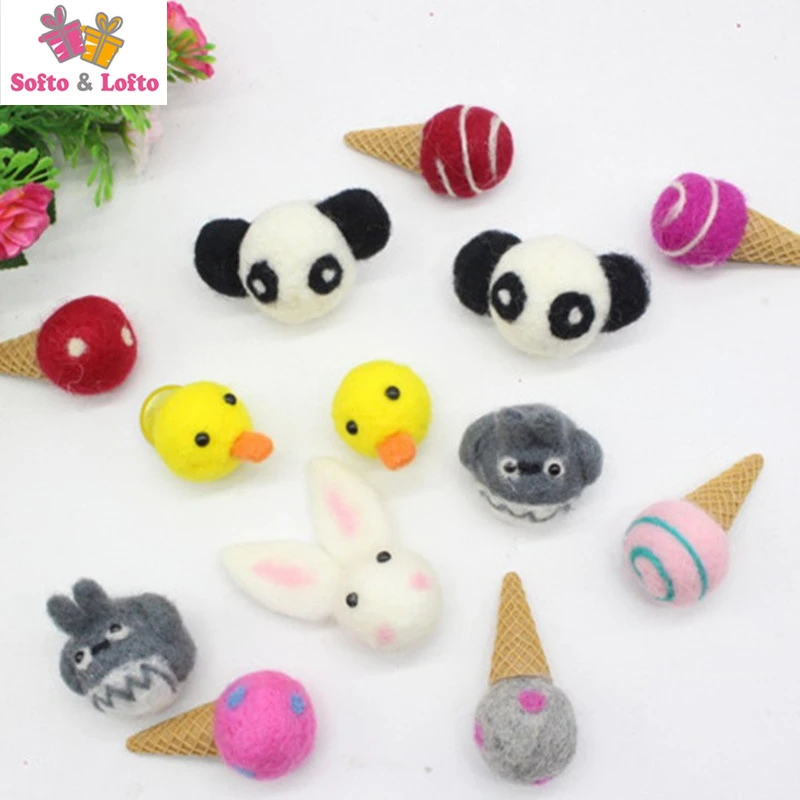 muñecas hechas a mano de fieltro