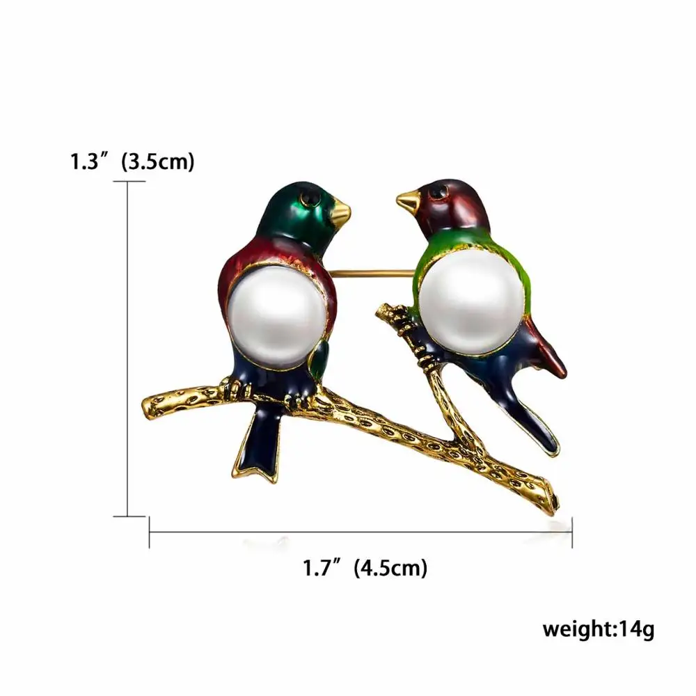 Rinhoo новые эмалированные Броши очаровательные красочные Ласточка Птица Форма Брошь с животными для женщин дети шарф костюм нагрудные булавки кулон ювелирные изделия - Окраска металла: 11
