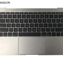 JIANGLUN для Apple A1534 год ноутбук подставка для рук с устройство с клавиатурой US тачпадом