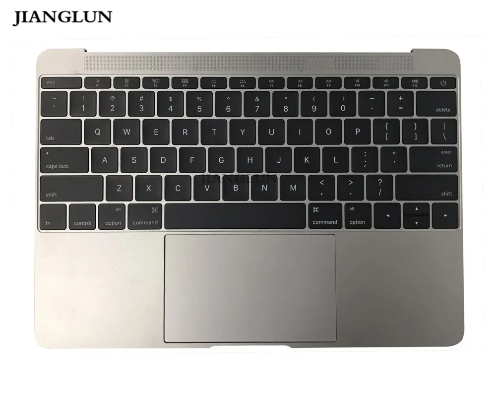 JIANGLUN для Apple A1534 2015 год ноутбук подставка рук topcase с раскладной клавиатурой США