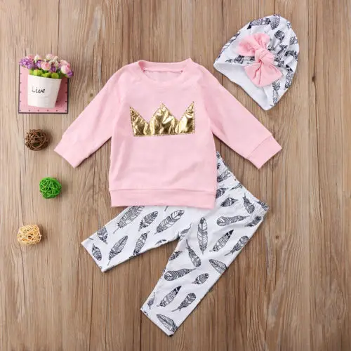 Футболка и штаны для новорожденных 3 шт. на возраст 0 4 года|children clothes|children outfitskids baby