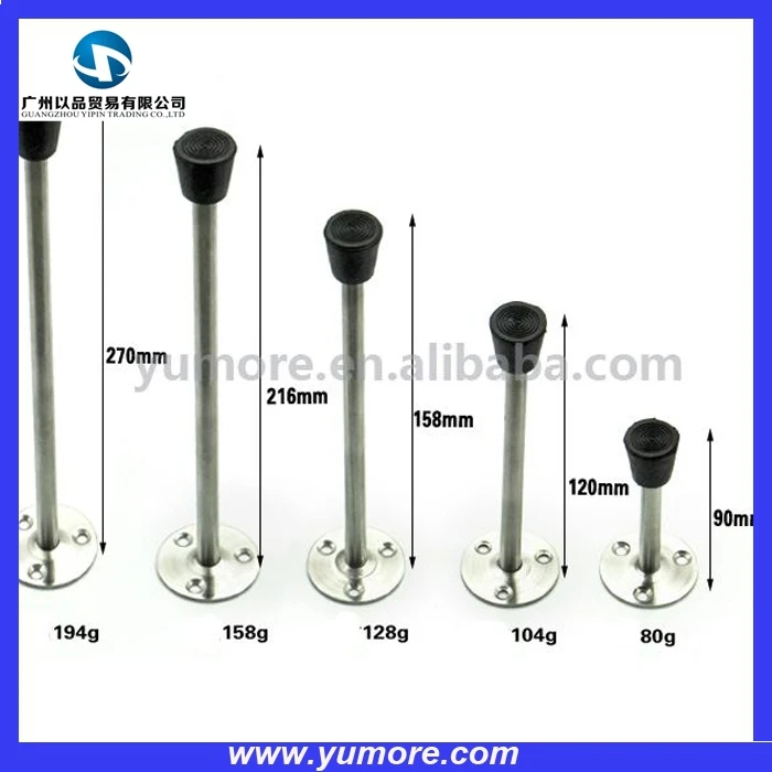 decorative door stopper Stainless Steel Large Door Stops 270mm length