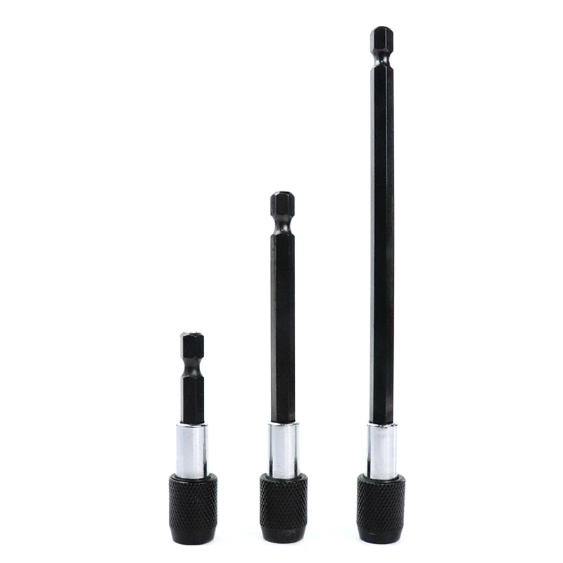 Screwdriver Bit 1//4/" Quick Release Magnetic Extension Rod 150mm