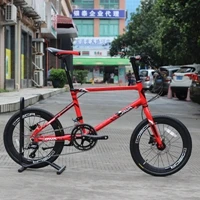 JAVA LIMIITED CL велосипед 2" Minivelo 18 скоростей дисковый тормоз Uniex высокое качество городской 406 мини веловелосипед гидравлические тормоза - Цвет: Красный