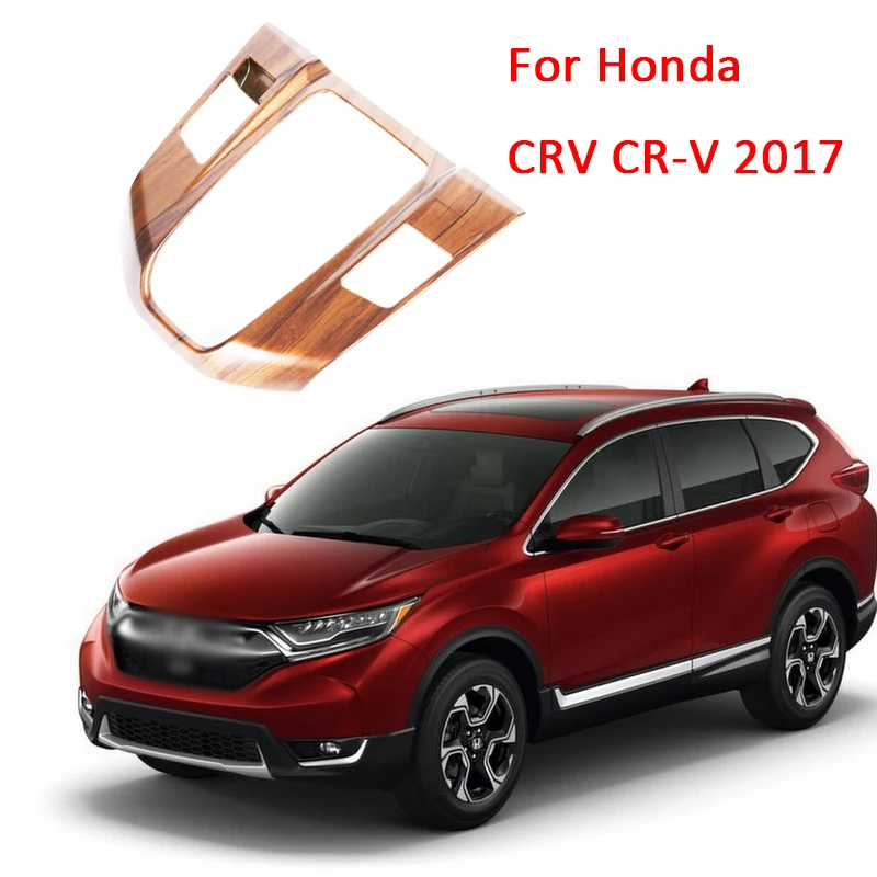 Автомобильный Стайлинг с текстурой древесины чехол для HONDA CRV 2017|shift gear|style shiftinggear