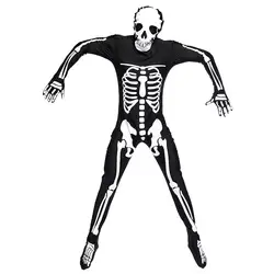 Новый Хэллоуин Для Мужчин Скелет призраки форма Косплэй опыт Производительность Костюм вампира маскарадные комбинезоны L1881791