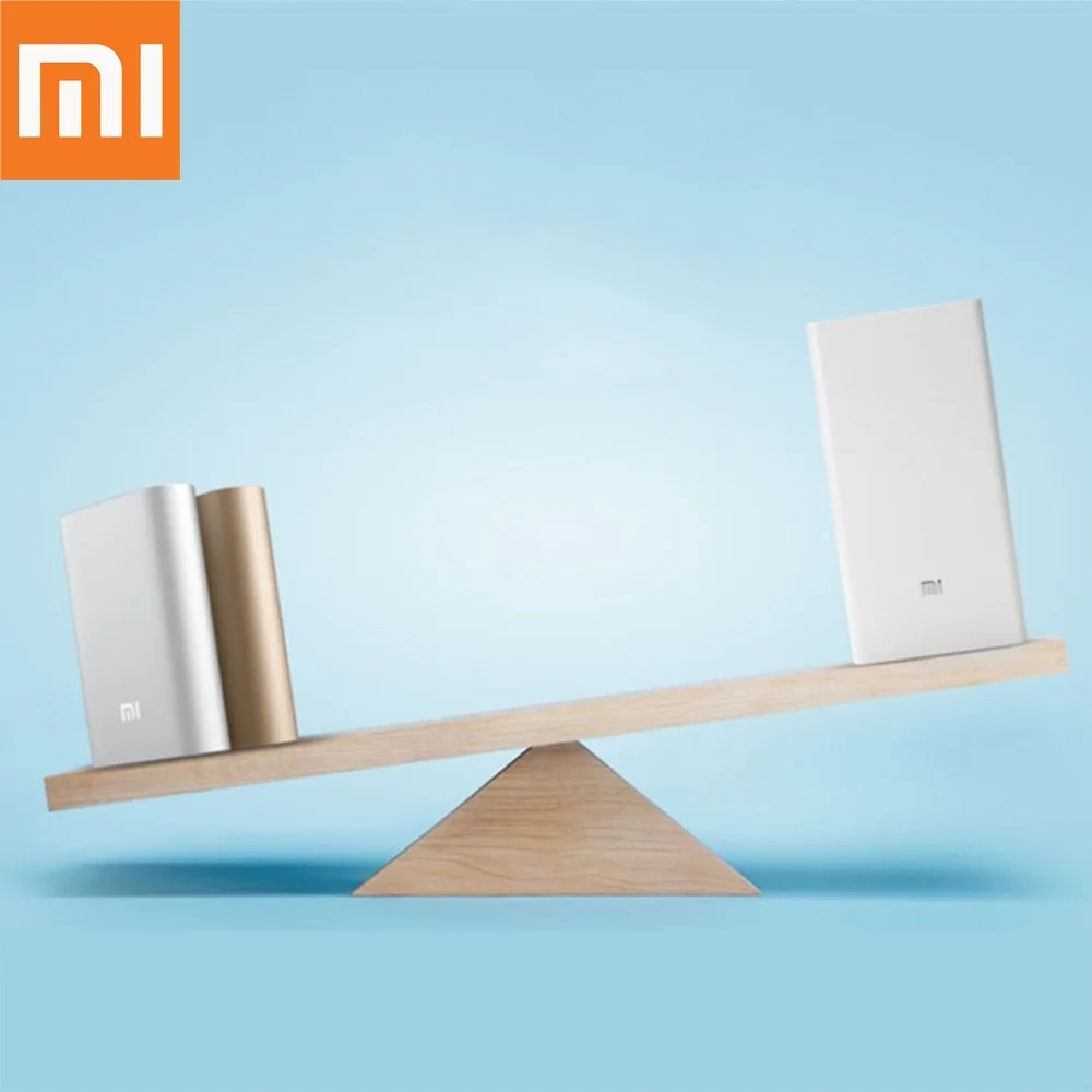 Оригинальный внешний аккумулятор Xiaomi mi 20000 мАч 2C портативная зарядка два usb порта