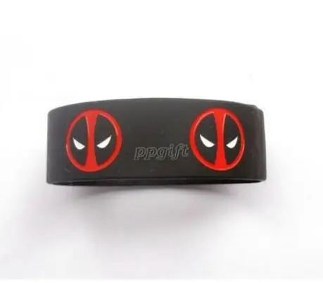 Новый 50 шт Deadpool силиконовый браслет заполняется цветом T 19|bracelet new|gift giftsgifts promotion |