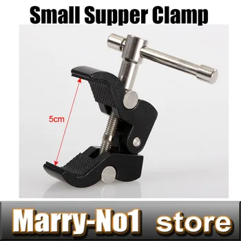 

Small Super Clamp for 7'' or 11 inch Magic Arm Camera Camcorder/LCD Monitor/LED Light/DSLR Rig Movie Kit with Free Shipping
