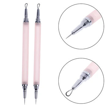 

Stainless Steel Acne Extractor Double Ended Blemish Extractor Detachable Pocket Pimple Blackhead Remover Acne Skin Care