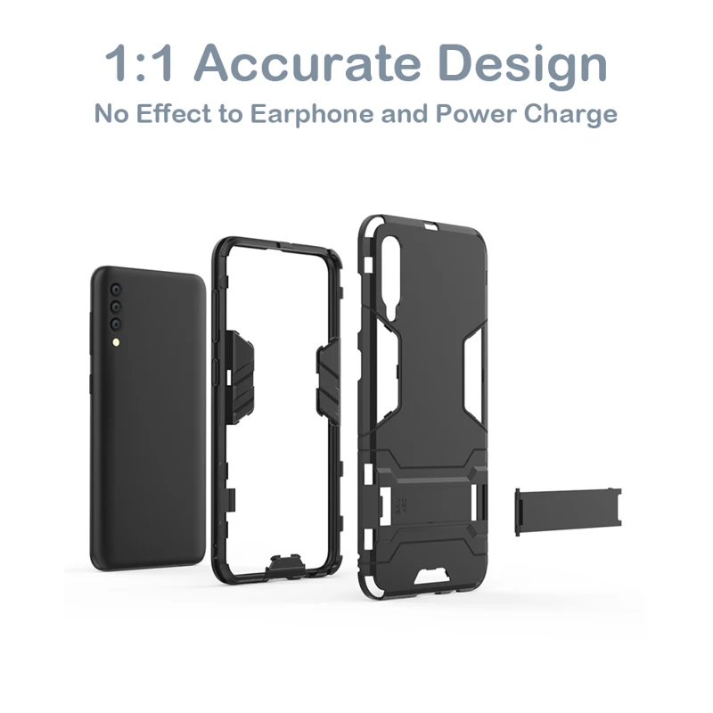 sFor Samsung A50 Case Shockproof Armor Rubber Silicone Hard PC Phone Case For Samsung Galaxy A50 2019 A 50 A505F SM-A505F Shell