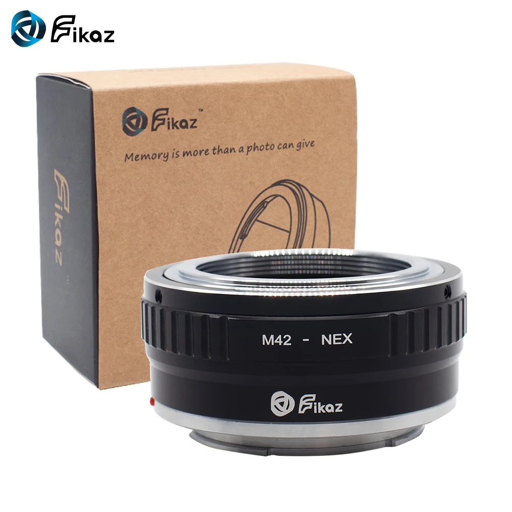 Кольцо адаптера объектива Fikaz для M42 к корпусу камеры Sony NEX E mount NEX3 NEX5n NEX5t A7 A6000