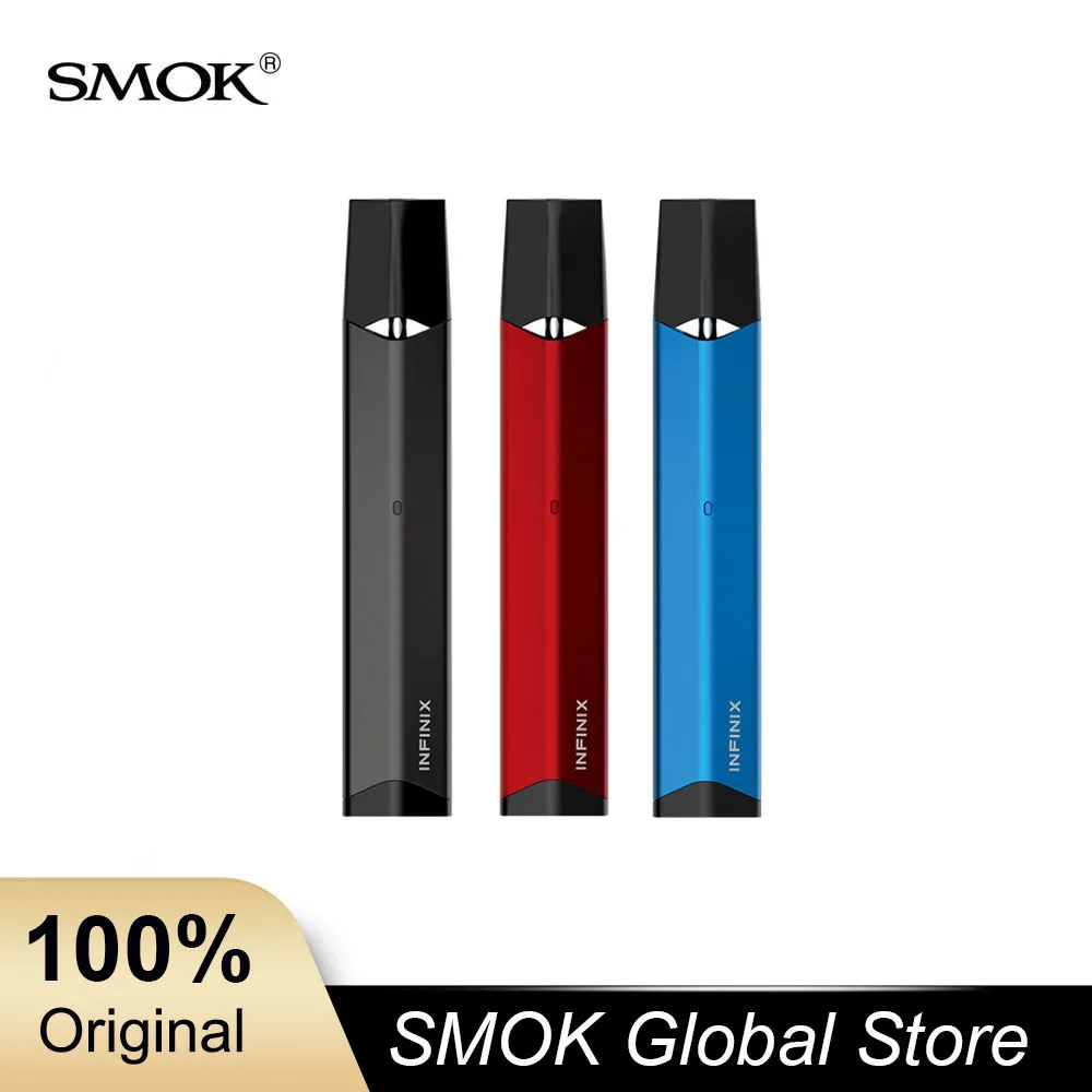 

3pcs/lot SMOK Pod SMOK Infinix Vape Pen With 250mAh Built-in Battery 2ml Capacity Pod System Electronic Cigarette Vs Smok Nord