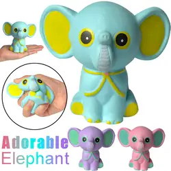 Squishies очаровательны слон замедлить рост для выдавливания крема Ароматические снятие стресса игрушечные лошадки головоломки игрушка