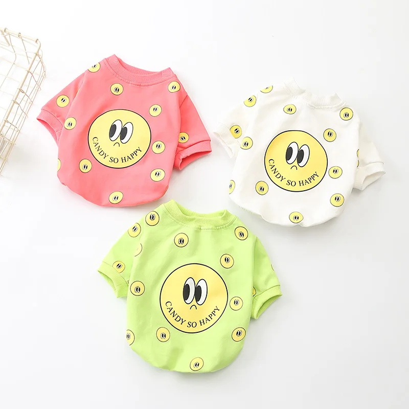 

2019 spring and summer new pet clothes cotton stretch Teddy French Bulldog dog clothing