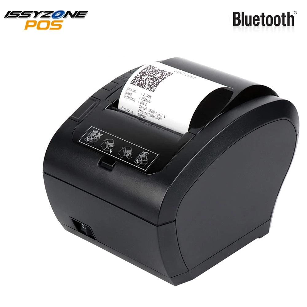 

80mm Thermal Receipt 58mm Printer Automatic cutter Kitchen Super market LOGO POS Printer USB Ethernet Bluetooth WIFI POS printer
