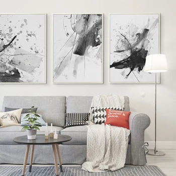 

Watercolor Abstract Ink Splash Painting A4 A3 Canvas Art Print Poster Picture Wall Living Room House Wall Decorative Mural