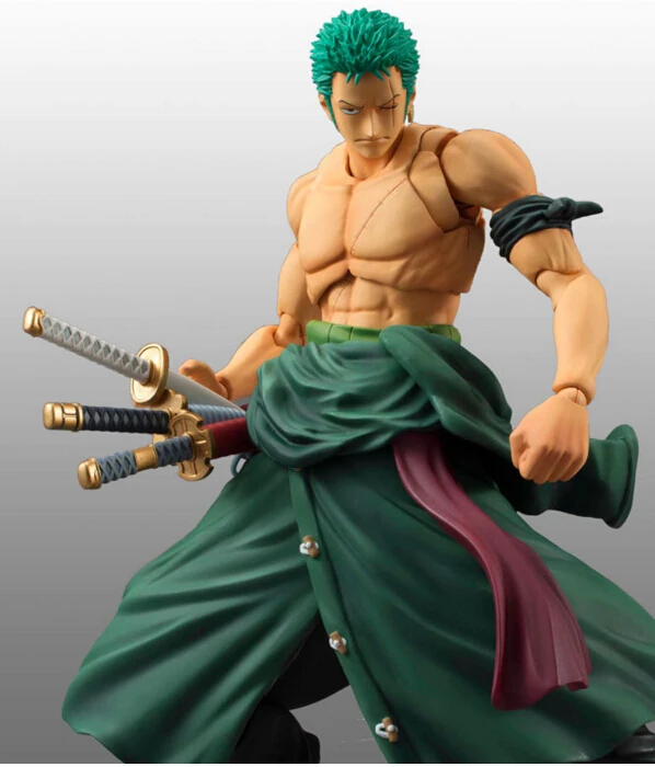 Pаспродажа Одна деталь Зоро Рисунок СВЧ pvc 180 мм Одна деталь фигурки S. h. figuarts аниме Игрушечные лошадки Roronoa Зоро модель Onepiece действий цифры