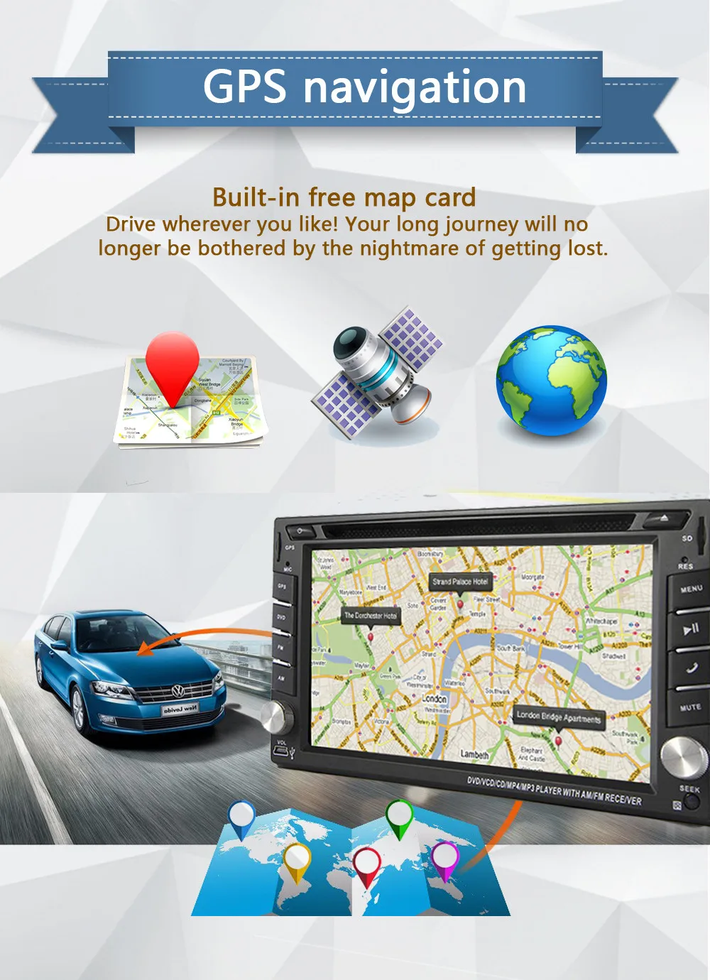 Sale Car Electronic pc 2 din Car DVD Player GPS Navigation Universal Car autoradio dvd audio In Dash Stereo Video+Free gps Map+camera 9 Sale Car Electronic pc 2 din Car DVD Player GPS Navigation Universal Car autoradio dvd audio In Dash Stereo Video+Free gps Map+camera 9