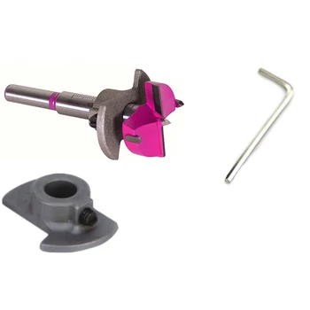

Auger Drill Bit Cemented Carbide 35mm Woodworking Hole Saw Drilling Tool Drilling Tool Color Random conductor for drilling