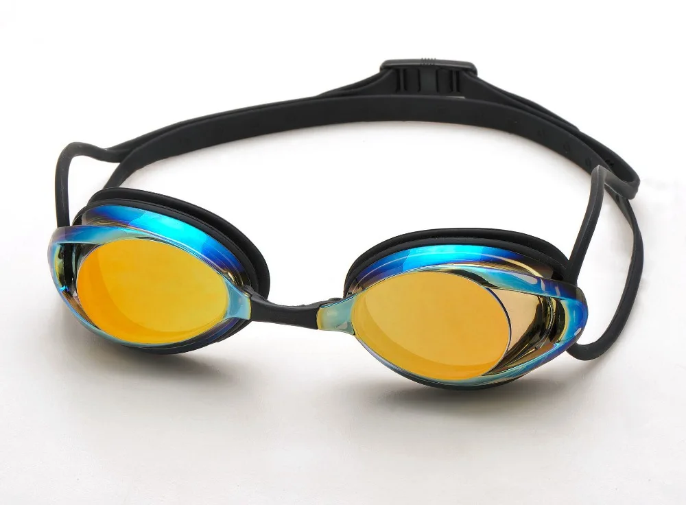 POQSWIM New Desgin Swimming Goggles With Mirrored Free shipping 2015