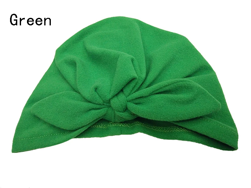 Green Новые весенне-осенние хлопковые детские головные уборы для девочек и мальчиков, шапка для новорожденных в богемном стиле, Детские шапочки для малышей, аксессуары для фотосессии - Цвет: Green