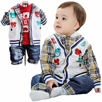 

Anlencool 2020 Free shipping Activities clearance price spring and Autumn Europe youngster boy cowboy suit brand baby clothing