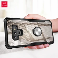 

XUNDD Premium Transparent Phone thin case for Samsung Note 9 with Ring Holder Silicon Note9 protective case with strap Beetle