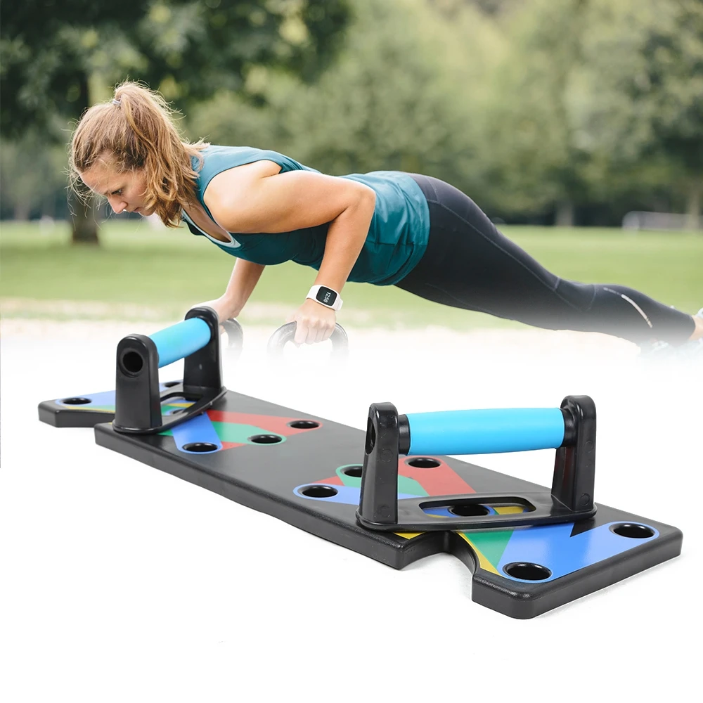 

Push Up Rack Board Men Women Comprehensive Fitness Exercise Push-up Stands Body Building Training System Gym Home Equipment New