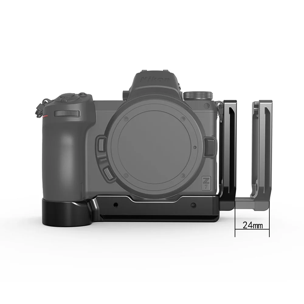 SmallRig l-кронштейн пластина для Nikon Z6/Z7 камера Arca-Swiss стандарт L Пластина Крепления боковая пластина и опорная пластина-2258