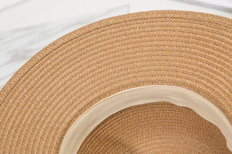 Fashion Women Big Bow Desgin Straw Hat Summer Outdoor Beach Shade Hats Ladies UV Protection Brimmed Sun Cap CP0189 (3)