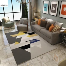 AOVOLL области ковер для гостиной абстрактный художественный красочный решетчатый ковер Рождественский ковер Противоскользящий напольный коврик модный кухонный ковер
