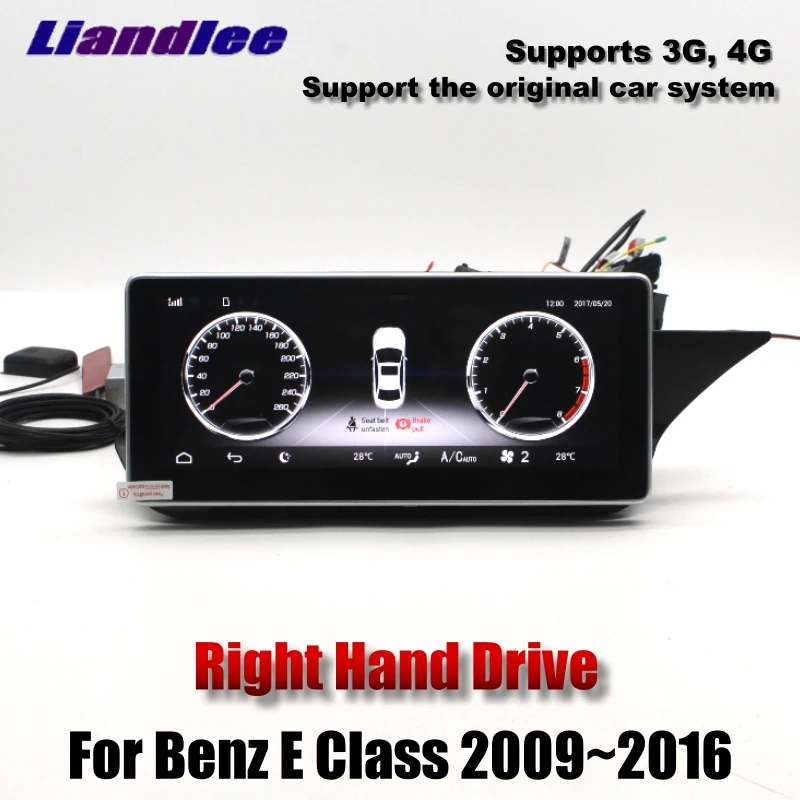 Liandlee Car Multimedia Player NAVI For Mercedes Benz MB E Class W212 S212 2009~2013 Right hand drive Stereo GPS Navigation3