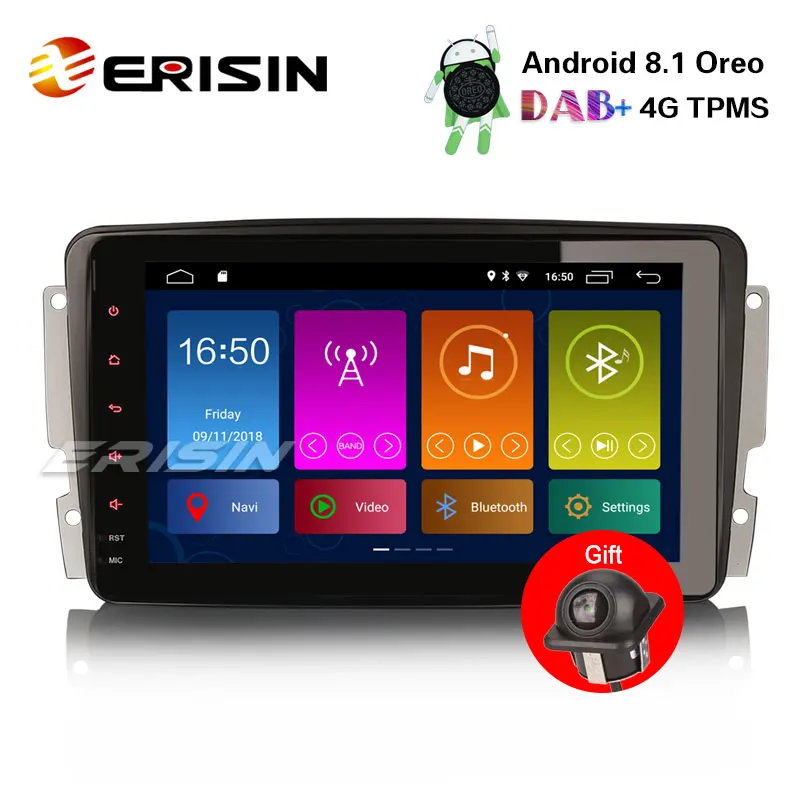 Erisin ES2889C 8 &quotНовый Android 1 Автомобильный gps навигатор радио DAB + 4G без DVD для Benz Viano Vito G