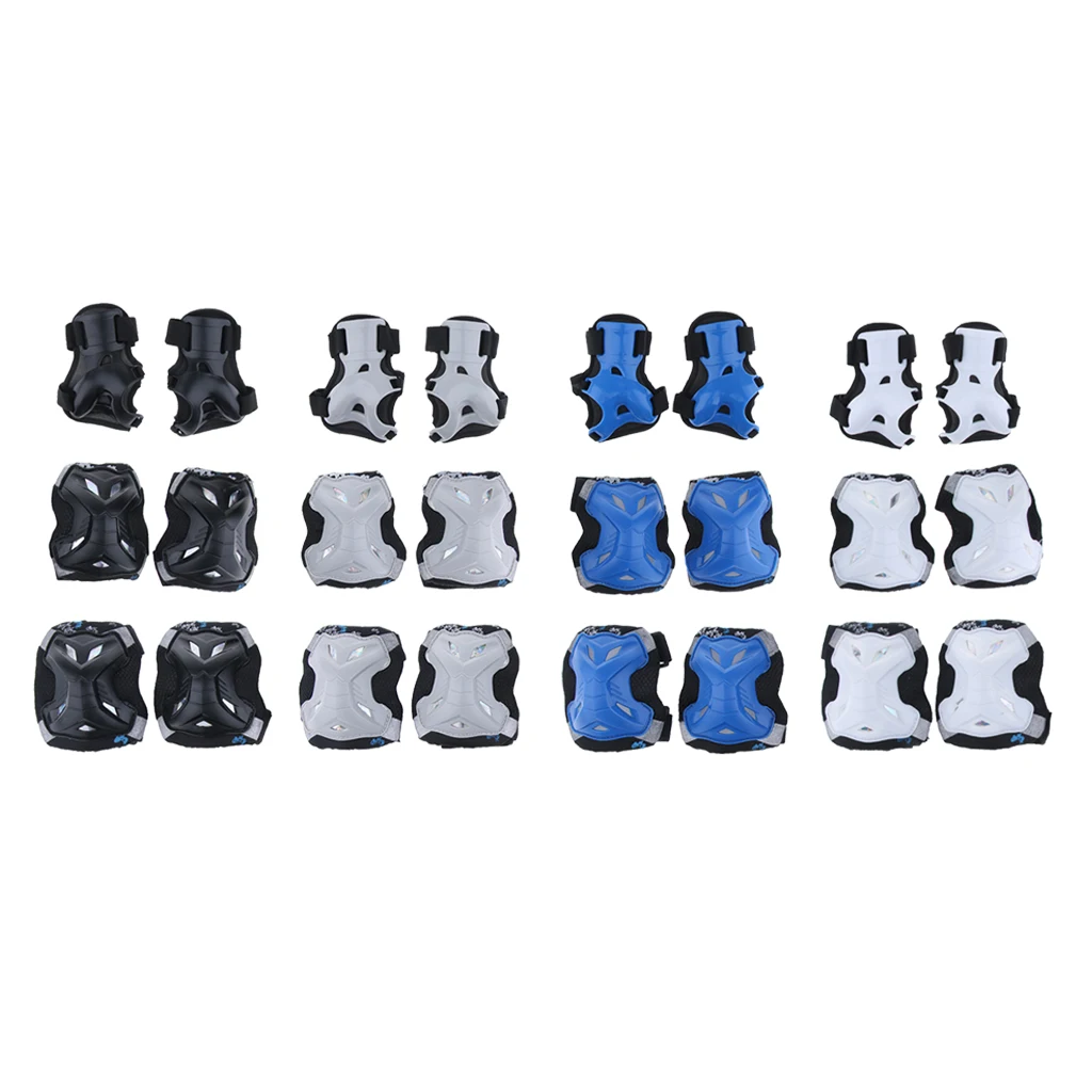 Kids Skate Scooter Cycling Protective Gear Knee Elbow Hand Pads Set Kids Roller Skating Bike Bicycle Protection Gear