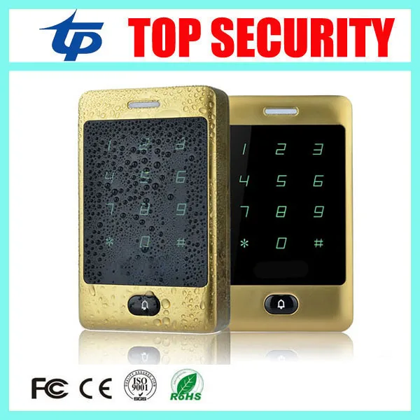 

Standalone Access Control card Reader 8000 User Surface Waterproof Touch Keypad Single Door 125KHZ RFID Card Access Controller
