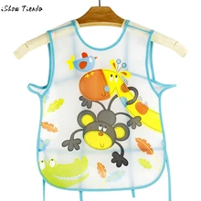 Детский нагрудник для кормления, милая Бандана с рисунком жирафа и обезьяны, нагрудники для малышей, бандана EVA Babador