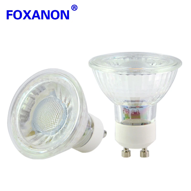 

Foxanon GU10 220V 3W Led Spotlight 2835 SMD 9Leds Lights Lamps 120 Degrees Lens GU 10 Spot Light Bulb For Luxury Hotel 10Pcs