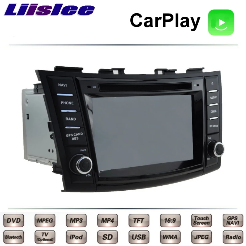 Liislee For Suzuki Swift DZire 3 Maruti 2010~2018 Car Multimedia TV DVD GPS Radio Carplay Original Style Navigation Navi 2