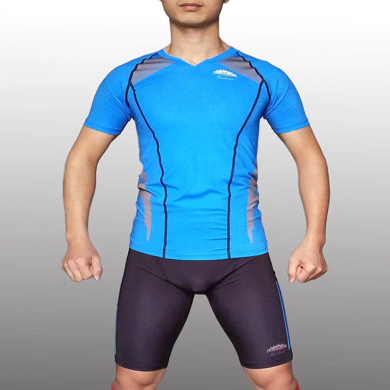 Buy Man Fast Running Seperate Piece Speed Suit Professional Athlete Leotard