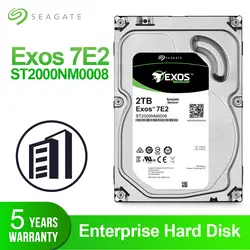 Seagate Exos 7E2 ST2000NM0008 2 ТБ SATA 6 ГБ/сек. 128 МБ кэш 3,5 дюймов корпоративный жесткий диск