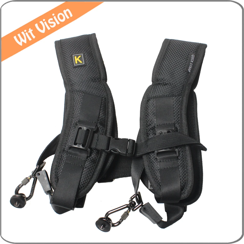 

Quick Rapid Dual Shoulder Strap for 2 Digital SLR DSLR Sony Nikon Canon Cameras